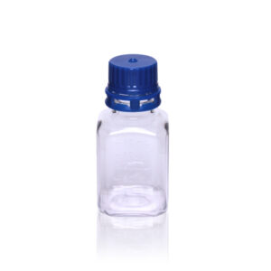 60 mL PETG Square Media Bottle (Tamper-Evident)