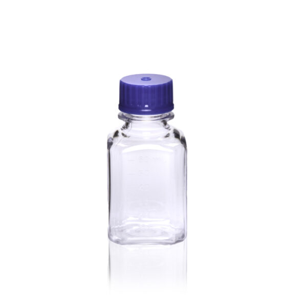 60 mL PETG Square Media Bottle
