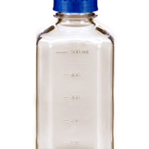 500 mL PETG Square Media Bottle