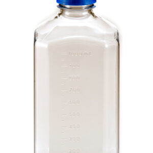 1000 mL PETG Square Media Bottle
