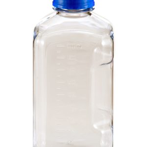 2000 mL Polycarbonate Square Media Bottle