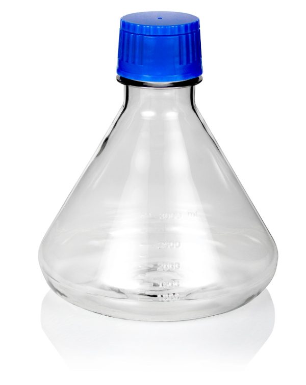 3000 mL Fernbach Flask (Flat Base)